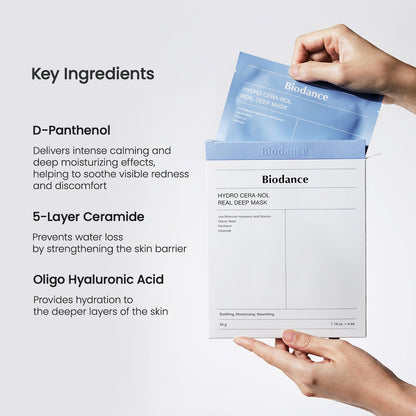Hydro Cera-nol Real Deep Mask-8 MASKS EA